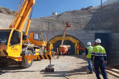Emboquille del túnel de Viator. 02/2024. Foto Adif Alta Velocidad.